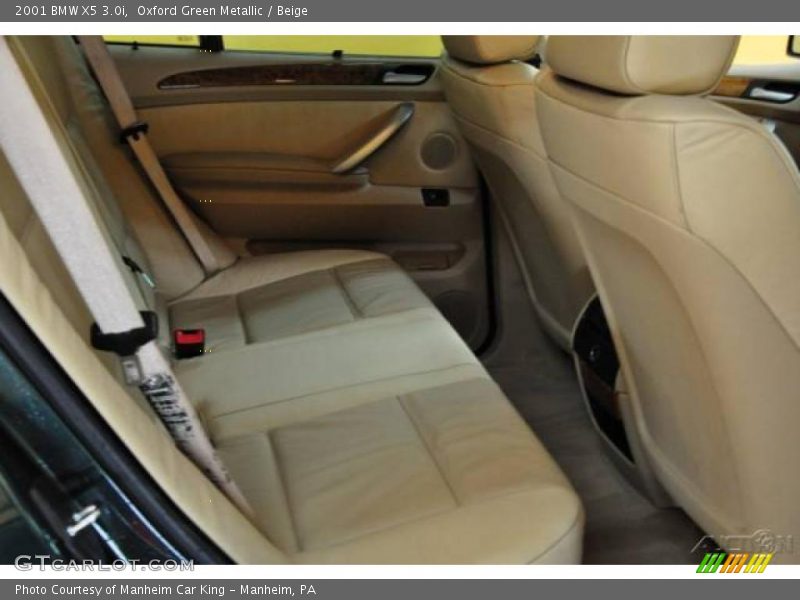 Oxford Green Metallic / Beige 2001 BMW X5 3.0i