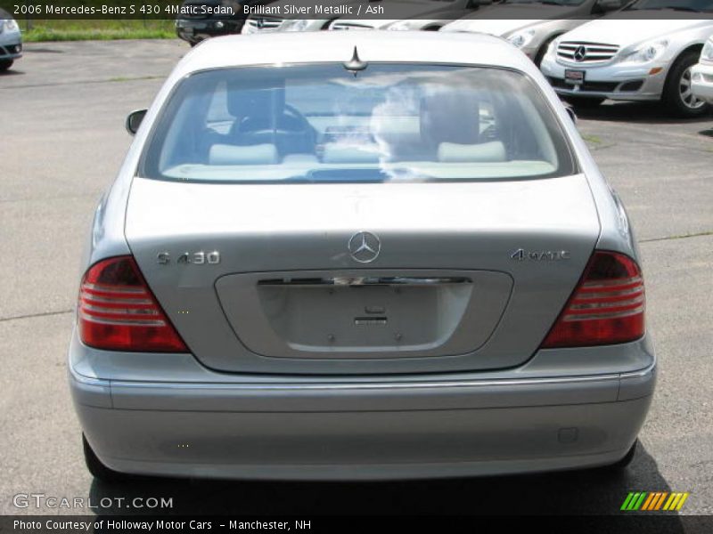 Brilliant Silver Metallic / Ash 2006 Mercedes-Benz S 430 4Matic Sedan