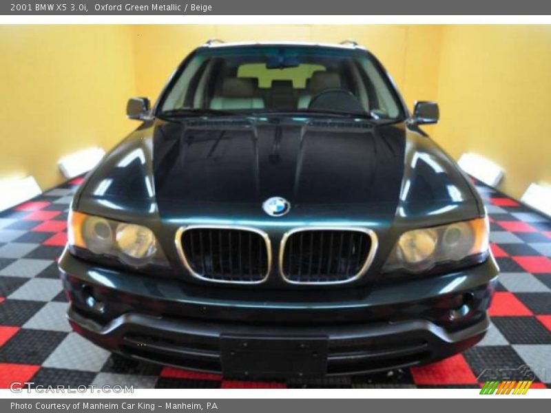 Oxford Green Metallic / Beige 2001 BMW X5 3.0i