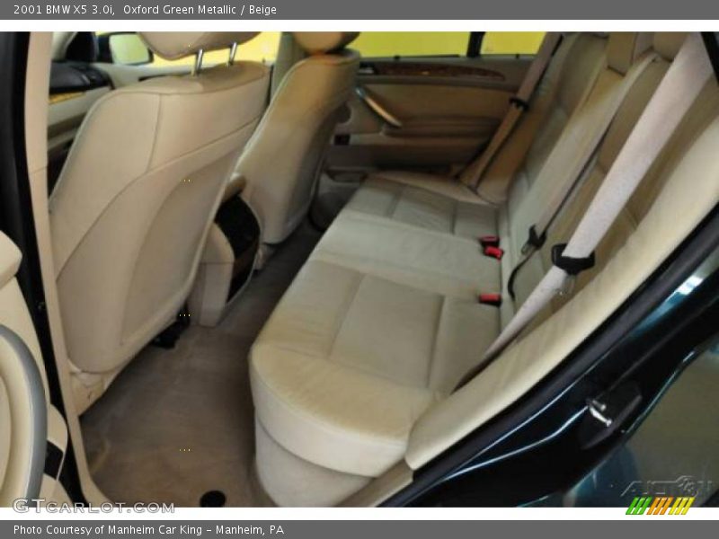 Oxford Green Metallic / Beige 2001 BMW X5 3.0i