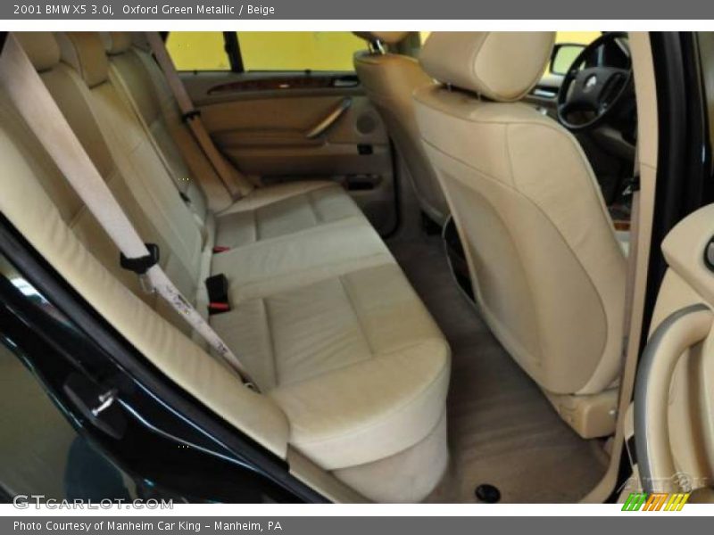 Oxford Green Metallic / Beige 2001 BMW X5 3.0i