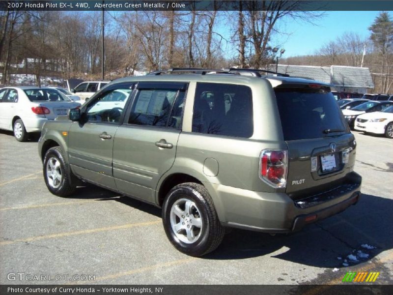 Aberdeen Green Metallic / Olive 2007 Honda Pilot EX-L 4WD