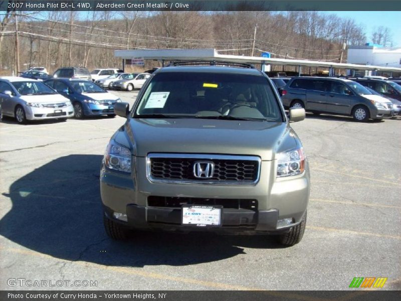 Aberdeen Green Metallic / Olive 2007 Honda Pilot EX-L 4WD