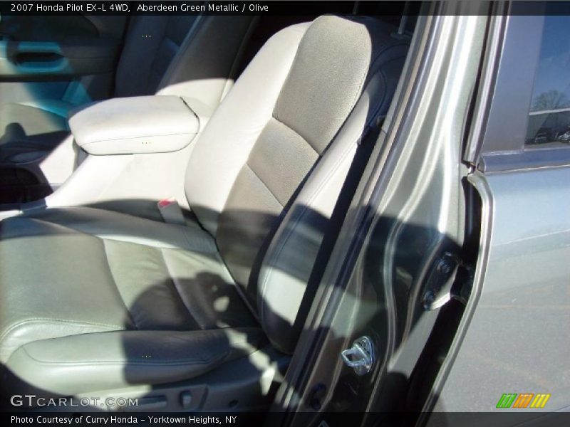 Aberdeen Green Metallic / Olive 2007 Honda Pilot EX-L 4WD