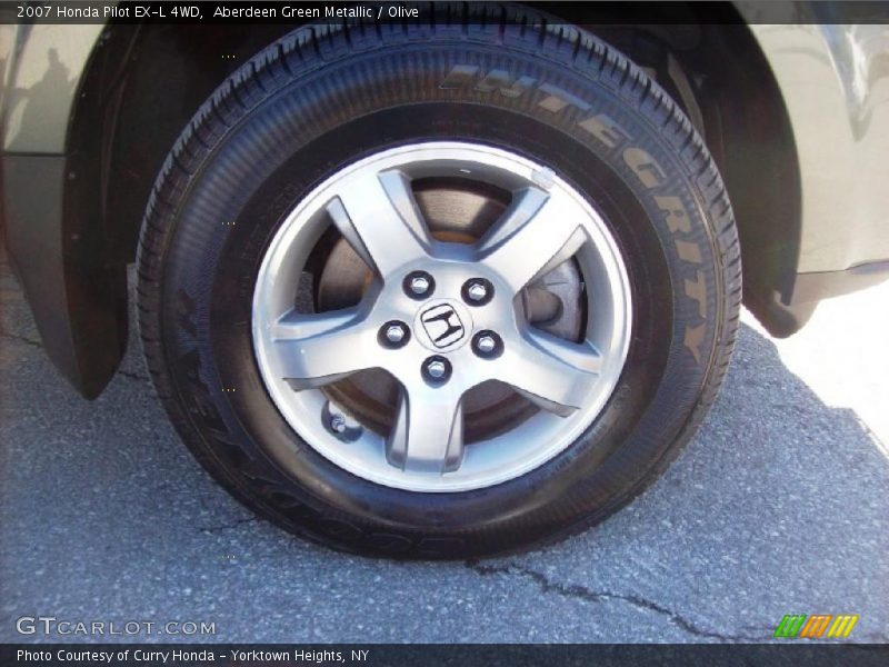 Aberdeen Green Metallic / Olive 2007 Honda Pilot EX-L 4WD
