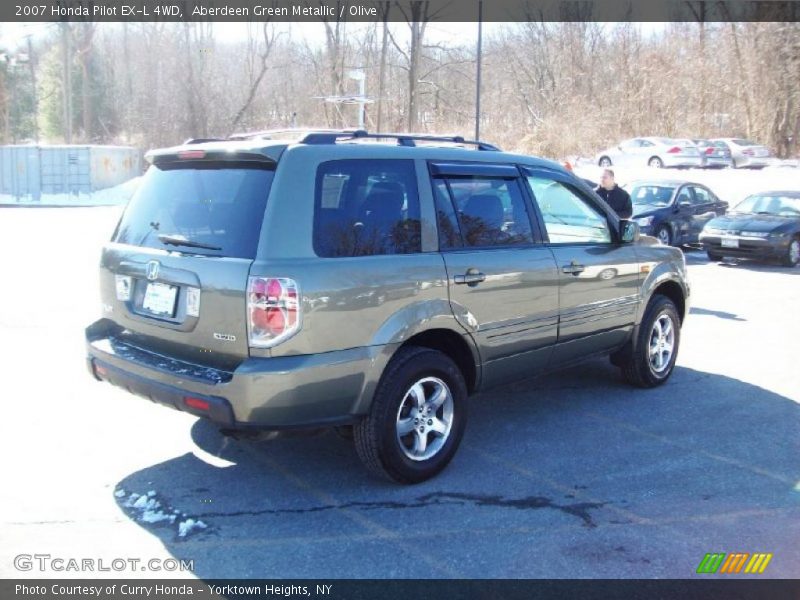 Aberdeen Green Metallic / Olive 2007 Honda Pilot EX-L 4WD