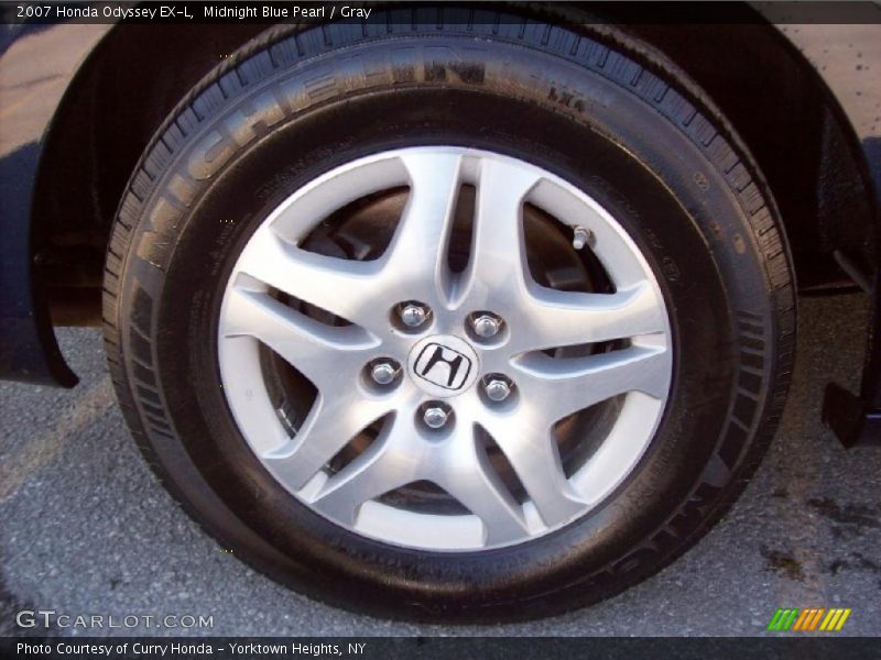 Midnight Blue Pearl / Gray 2007 Honda Odyssey EX-L