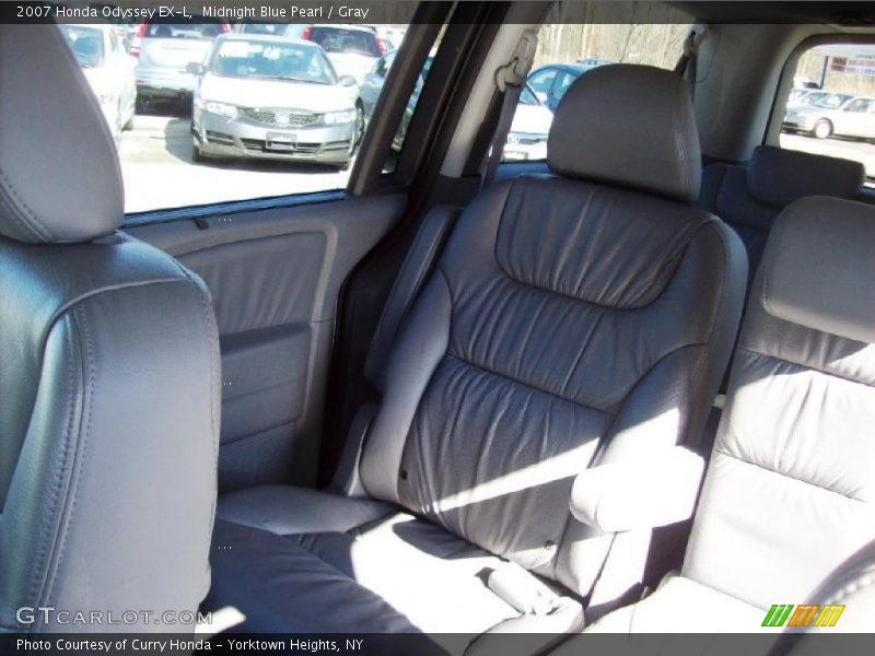 Midnight Blue Pearl / Gray 2007 Honda Odyssey EX-L