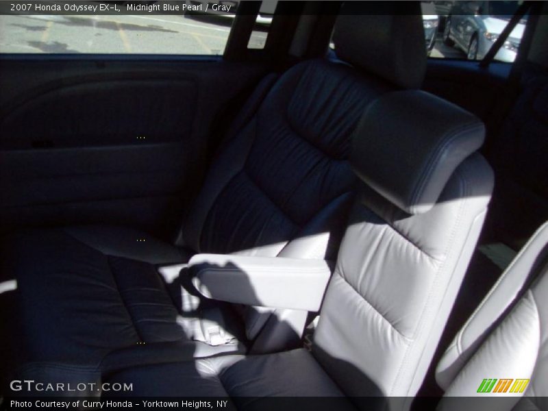 Midnight Blue Pearl / Gray 2007 Honda Odyssey EX-L