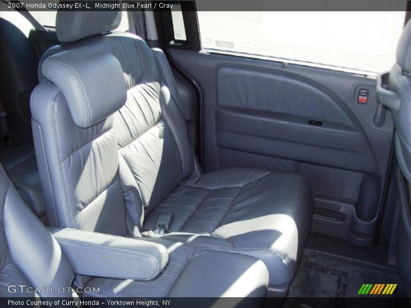 Midnight Blue Pearl / Gray 2007 Honda Odyssey EX-L