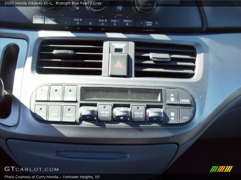 Midnight Blue Pearl / Gray 2007 Honda Odyssey EX-L