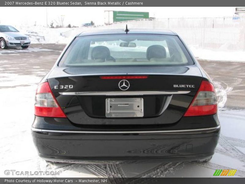 Sienna Black Metallic / Cashmere 2007 Mercedes-Benz E 320 Bluetec Sedan