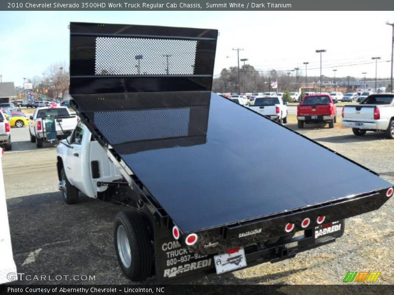 Summit White / Dark Titanium 2010 Chevrolet Silverado 3500HD Work Truck Regular Cab Chassis