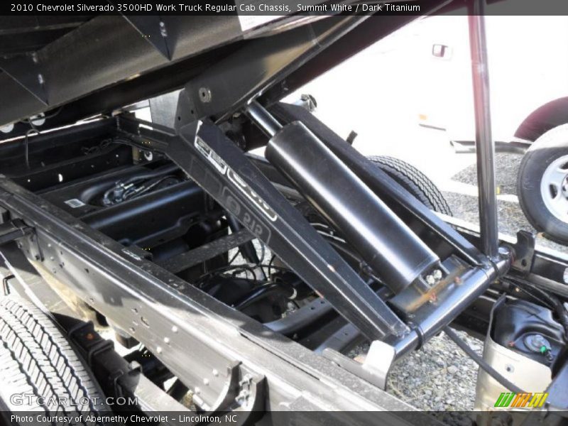 Summit White / Dark Titanium 2010 Chevrolet Silverado 3500HD Work Truck Regular Cab Chassis