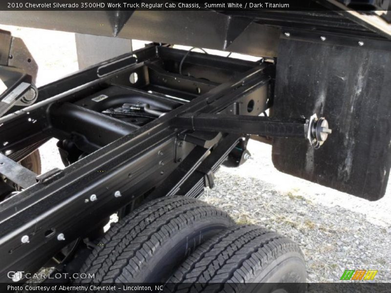 Summit White / Dark Titanium 2010 Chevrolet Silverado 3500HD Work Truck Regular Cab Chassis