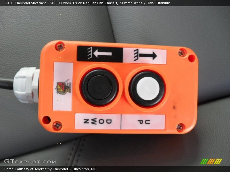 Summit White / Dark Titanium 2010 Chevrolet Silverado 3500HD Work Truck Regular Cab Chassis