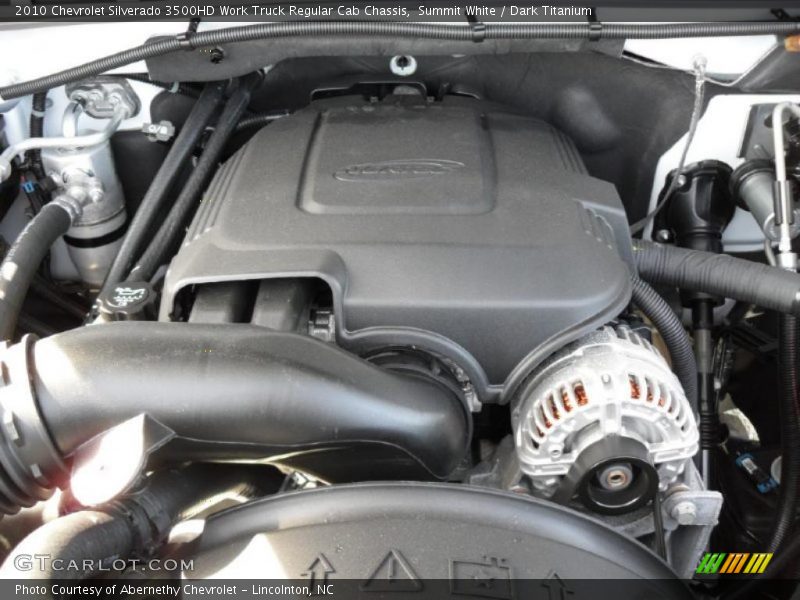 Summit White / Dark Titanium 2010 Chevrolet Silverado 3500HD Work Truck Regular Cab Chassis