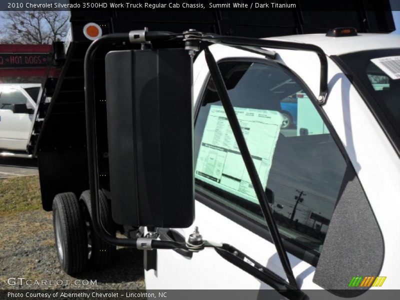 Summit White / Dark Titanium 2010 Chevrolet Silverado 3500HD Work Truck Regular Cab Chassis