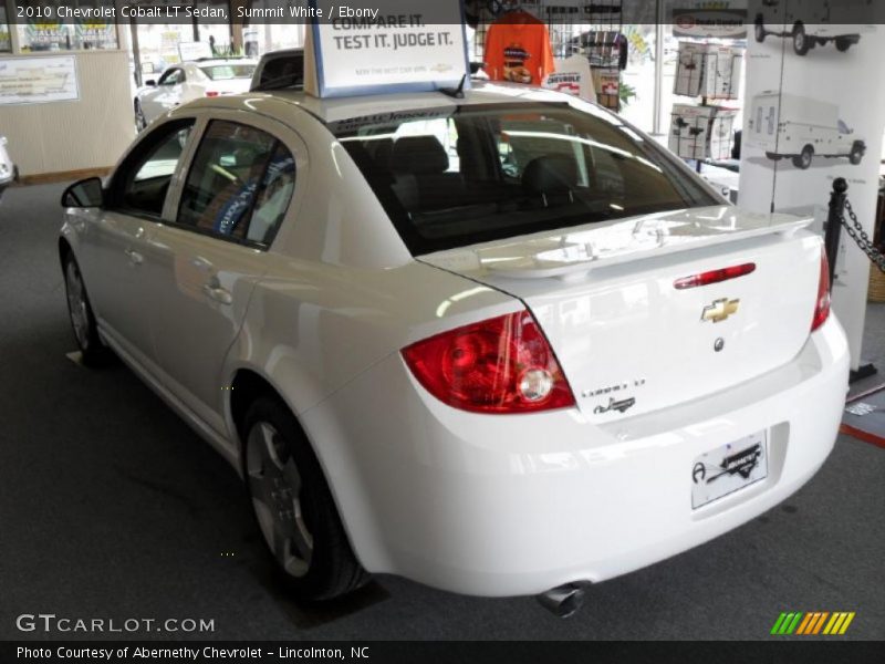 Summit White / Ebony 2010 Chevrolet Cobalt LT Sedan