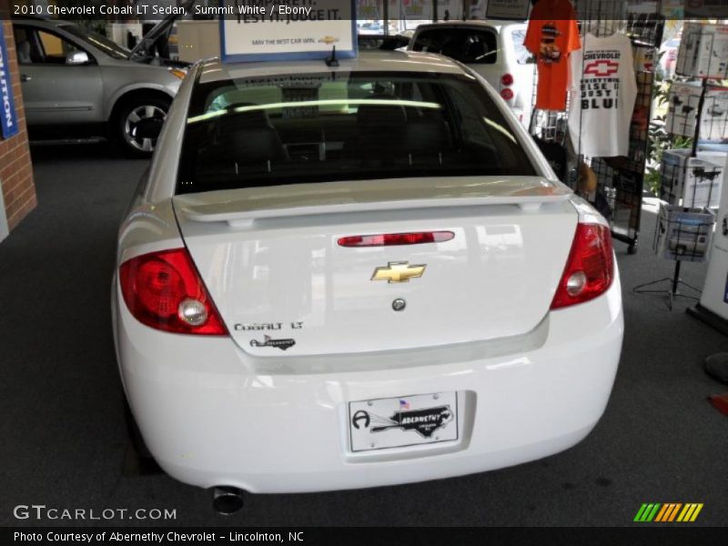 Summit White / Ebony 2010 Chevrolet Cobalt LT Sedan