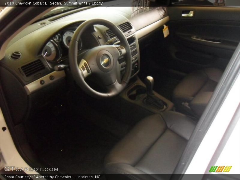 Summit White / Ebony 2010 Chevrolet Cobalt LT Sedan