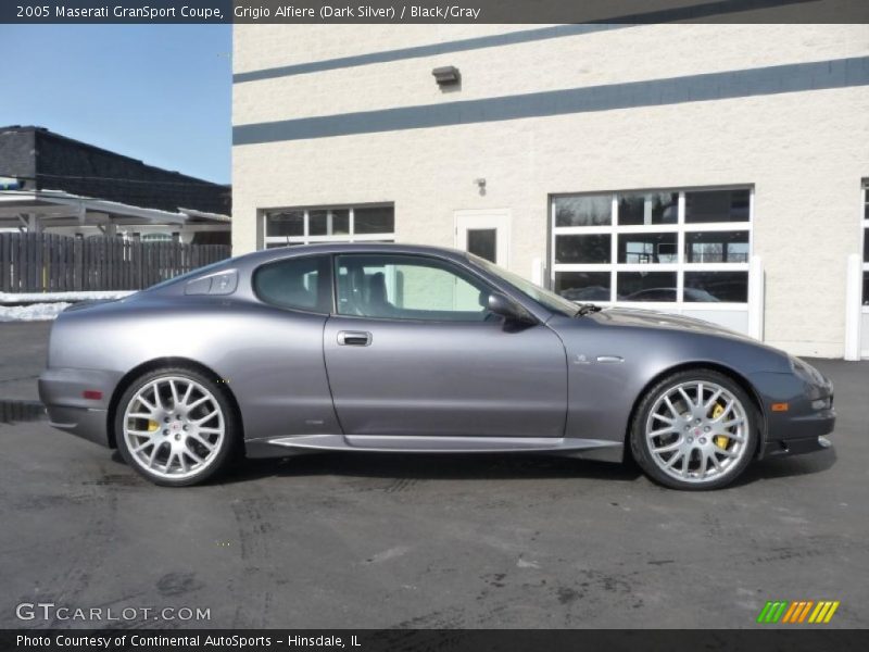 Grigio Alfiere (Dark Silver) / Black/Gray 2005 Maserati GranSport Coupe