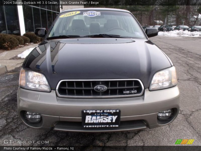 Black Granite Pearl / Beige 2004 Subaru Outback H6 3.0 Sedan