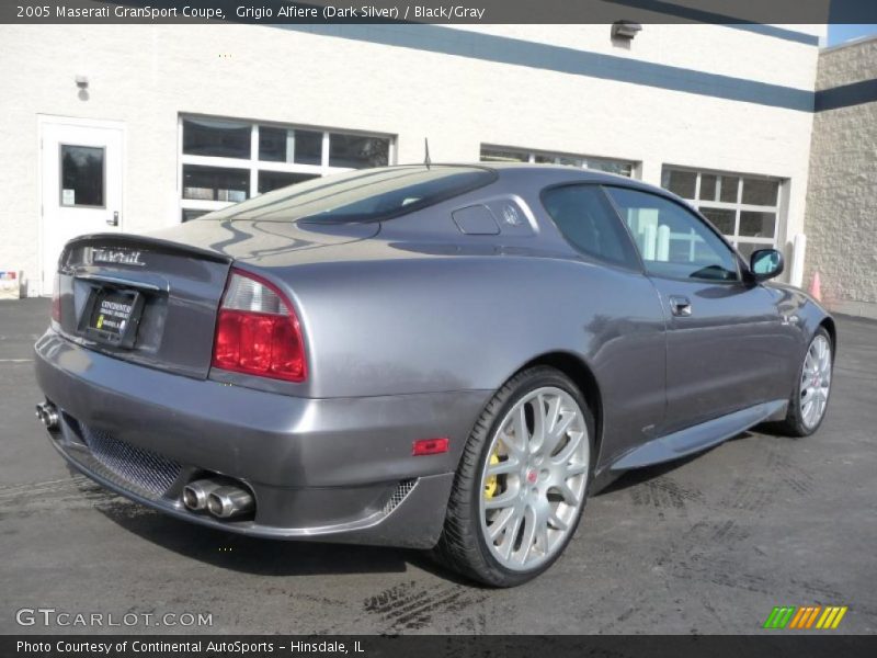 Grigio Alfiere (Dark Silver) / Black/Gray 2005 Maserati GranSport Coupe