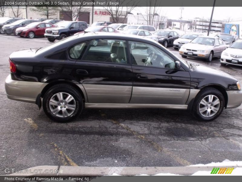 Black Granite Pearl / Beige 2004 Subaru Outback H6 3.0 Sedan