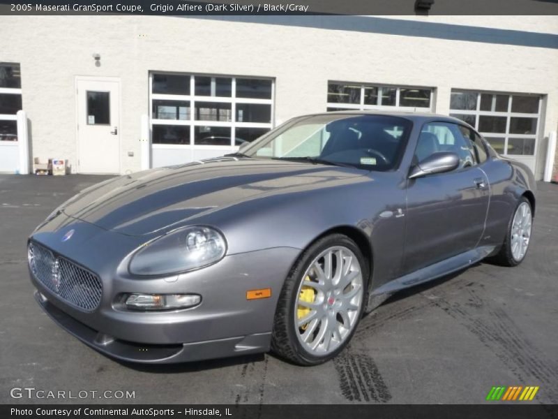Grigio Alfiere (Dark Silver) / Black/Gray 2005 Maserati GranSport Coupe