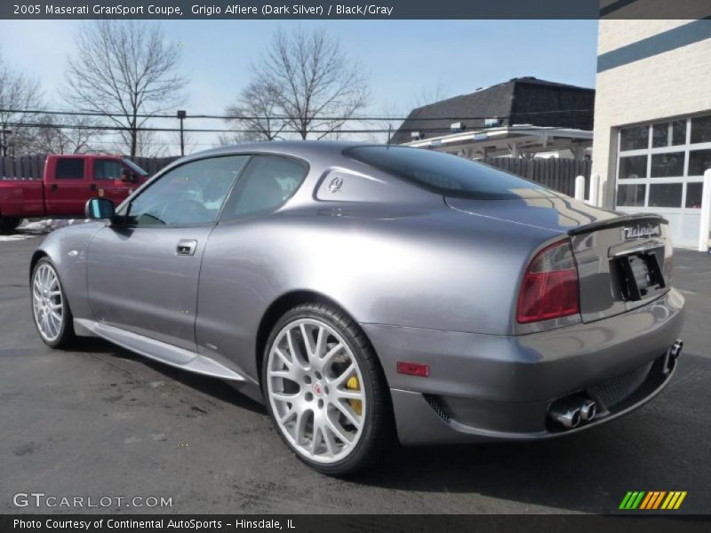 Grigio Alfiere (Dark Silver) / Black/Gray 2005 Maserati GranSport Coupe