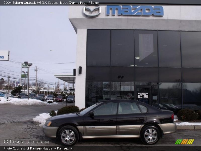 Black Granite Pearl / Beige 2004 Subaru Outback H6 3.0 Sedan
