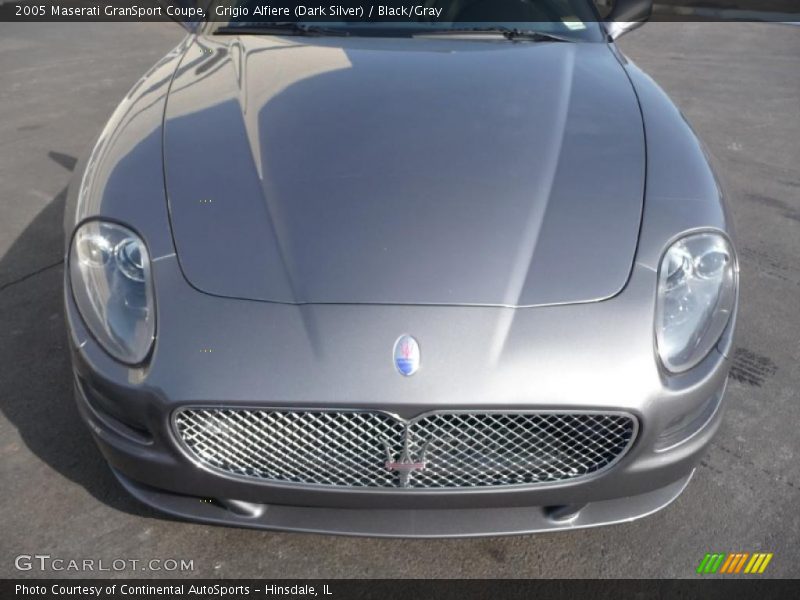 Grigio Alfiere (Dark Silver) / Black/Gray 2005 Maserati GranSport Coupe