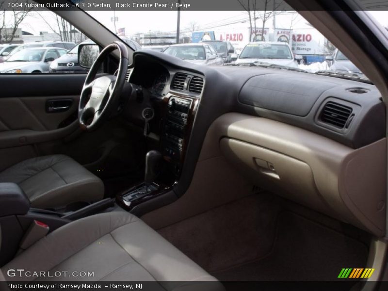 Black Granite Pearl / Beige 2004 Subaru Outback H6 3.0 Sedan