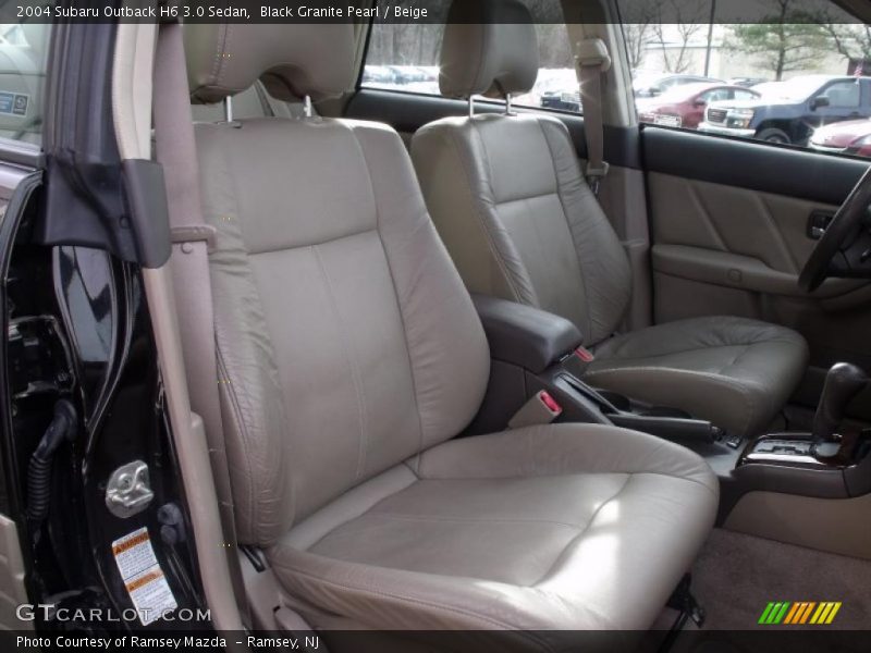 Black Granite Pearl / Beige 2004 Subaru Outback H6 3.0 Sedan