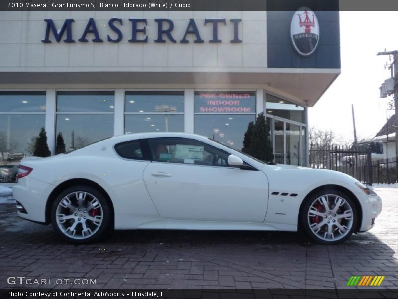 Bianco Eldorado (White) / Cuoio 2010 Maserati GranTurismo S