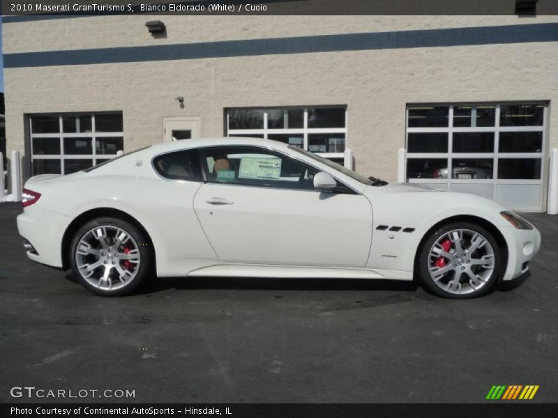 Bianco Eldorado (White) / Cuoio 2010 Maserati GranTurismo S