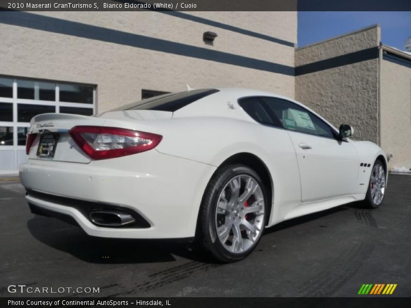 Bianco Eldorado (White) / Cuoio 2010 Maserati GranTurismo S