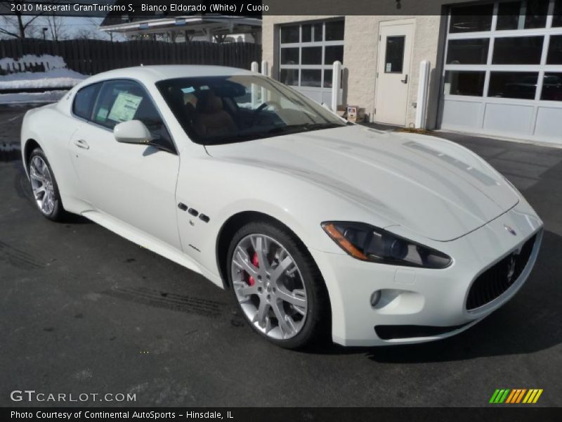 Bianco Eldorado (White) / Cuoio 2010 Maserati GranTurismo S