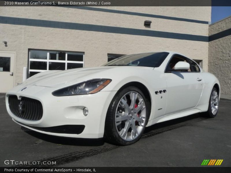 Bianco Eldorado (White) / Cuoio 2010 Maserati GranTurismo S