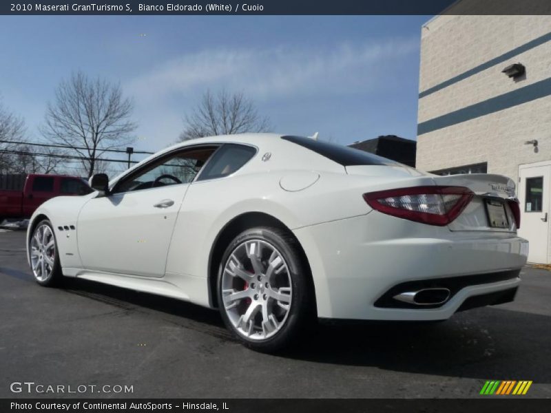 Bianco Eldorado (White) / Cuoio 2010 Maserati GranTurismo S