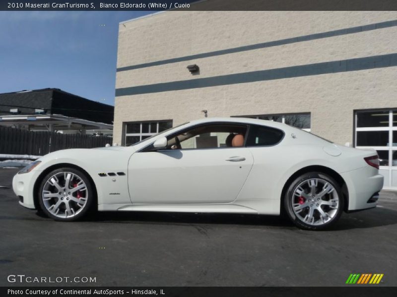 Bianco Eldorado (White) / Cuoio 2010 Maserati GranTurismo S