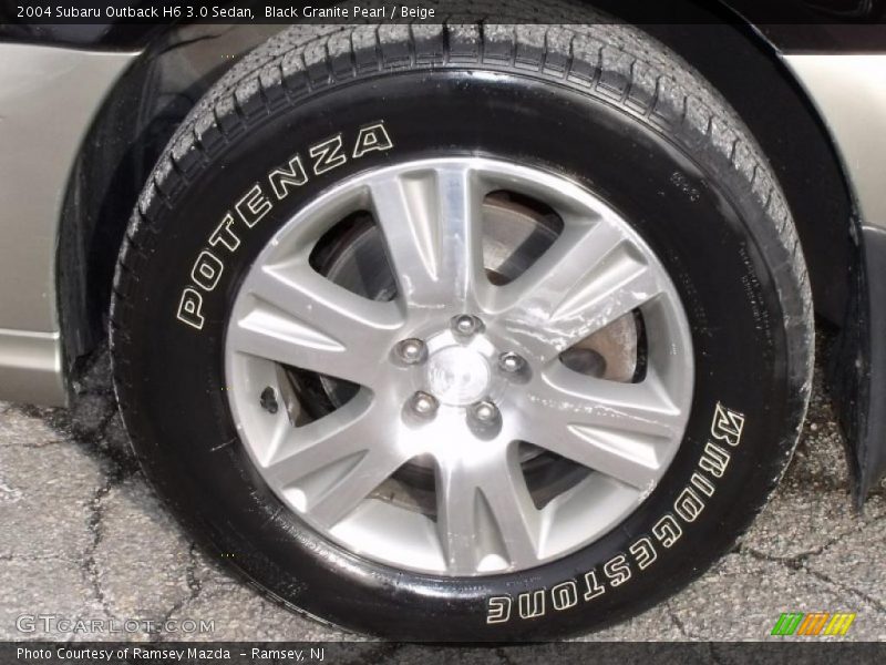 Black Granite Pearl / Beige 2004 Subaru Outback H6 3.0 Sedan