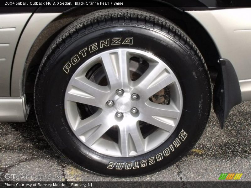 Black Granite Pearl / Beige 2004 Subaru Outback H6 3.0 Sedan