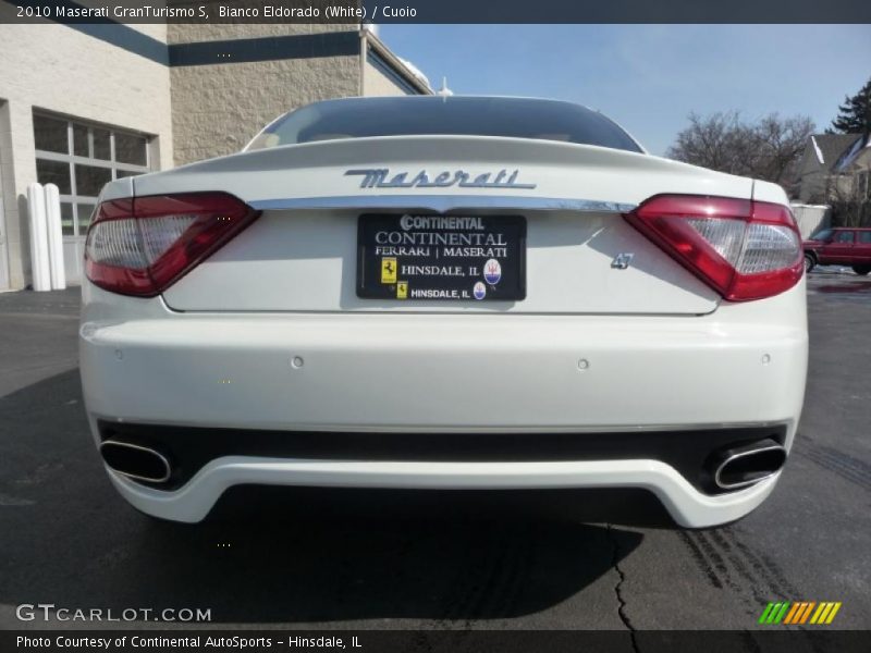 Bianco Eldorado (White) / Cuoio 2010 Maserati GranTurismo S