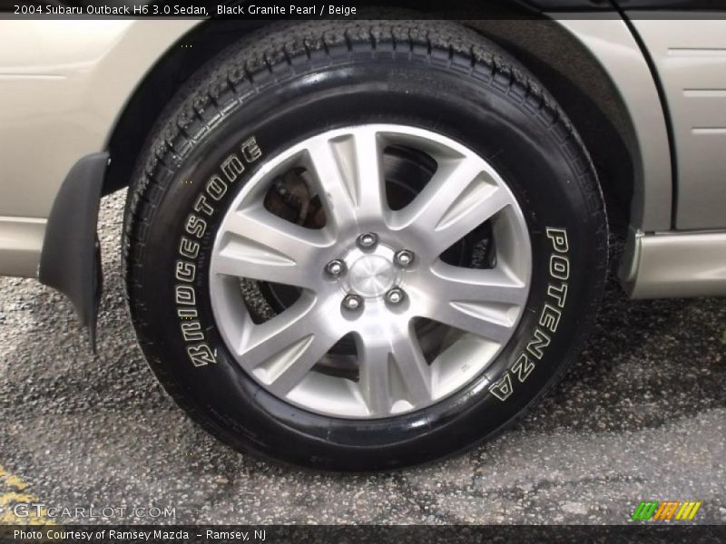 Black Granite Pearl / Beige 2004 Subaru Outback H6 3.0 Sedan
