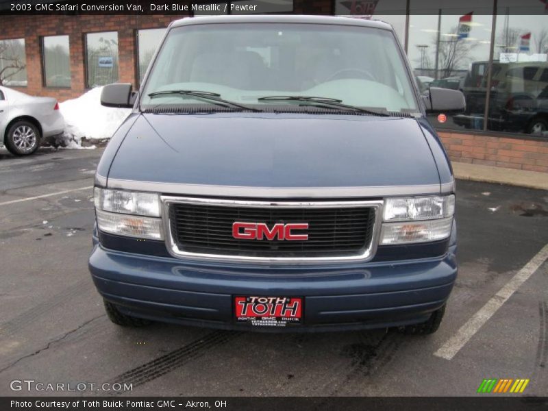 Dark Blue Metallic / Pewter 2003 GMC Safari Conversion Van