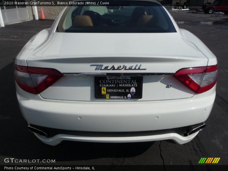 Bianco Eldorado (White) / Cuoio 2010 Maserati GranTurismo S