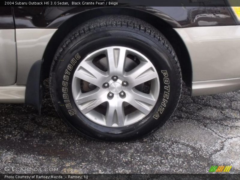 Black Granite Pearl / Beige 2004 Subaru Outback H6 3.0 Sedan
