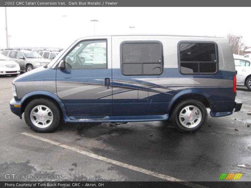 Dark Blue Metallic / Pewter 2003 GMC Safari Conversion Van